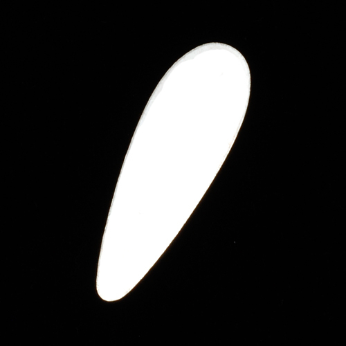 Metal Stamping Blanks Sterling Silver Elongated Teardrop, 24g